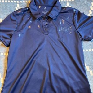 Adidas navy women’s polo